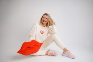 Góra dresowa dla logopedy - zestaw dresowy z haftem